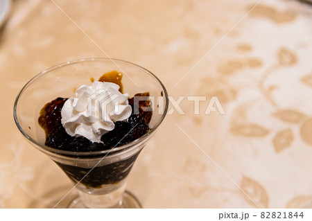 洋食レストランのコーヒーゼリー 82821844