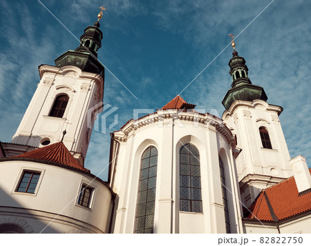 Strahov Monastery in Prague, a monument of Czech architecture. The oldest monastery is the Order of the Premonstrant Monks. Strahov Monastery in Prague, a monument of Czech architecture. The oldest monastery is the Order of the Premonstrant Monks. 82822750