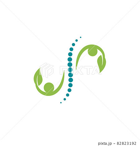 Chiropractic symbol Vector icon design illustration 82823192