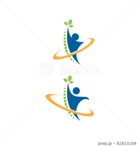 Chiropractic symbol Vector icon design illustration 82823208