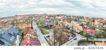 A wide urban panorama of Zelenogradsk, Kaliningrad region, Russia A wide urban panorama of Zelenogradsk, Kaliningrad region, Russia 82825630