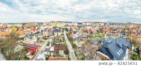 A wide urban panorama of Zelenogradsk, Kaliningrad region, Russia A wide urban panorama of Zelenogradsk, Kaliningrad region, Russia 82825631