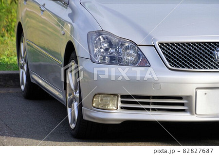 自動車イメージ トヨタ12代目クラウンアスリートのフロントマスクの写真素材 7687 自動車イメージ トヨタ12代目クラウンアスリートのフロントマスクの写真素材 7687