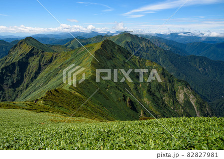 晩夏の谷川岳より望む上越国境 晩夏の谷川岳より望む上越国境 82827981