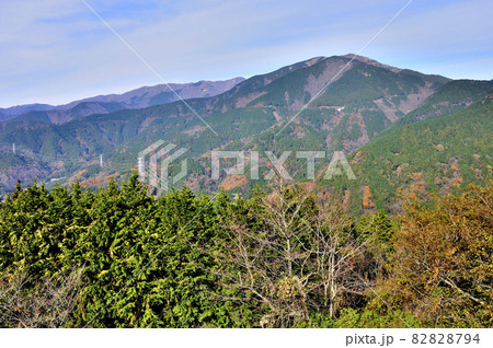神奈川県秦野市 菜の花台より望む表丹沢の山稜 神奈川県秦野市 菜の花台より望む表丹沢の山稜 82828794