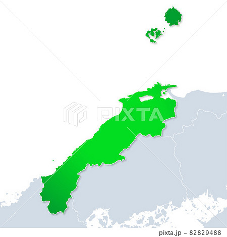 島根県地図 82829488
