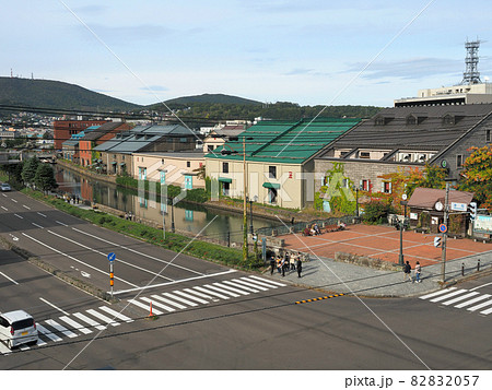 小樽運河　小樽出抜小路展望台から 82832057