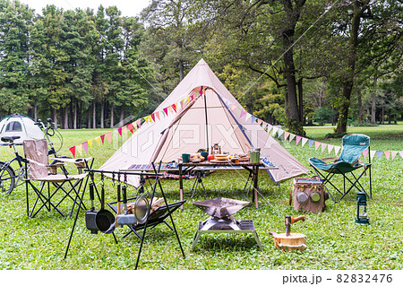 「埼玉県」秋ヶ瀬公園でお洒落デイキャンプ 82832476