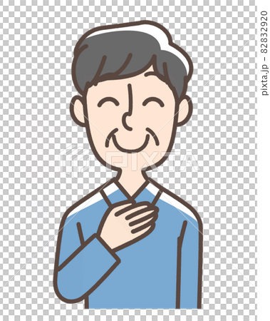 安心している男性 82832920