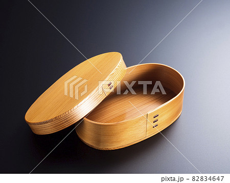 曲げわっぱ　小判型 82834647