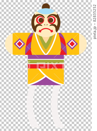 New Year's kite illustration material New Year's kite illustration material 82835252