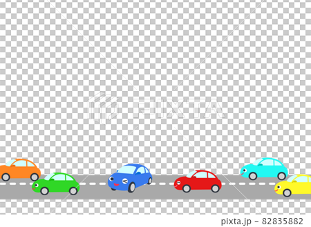 眨眼時汽車改變車道的留言卡插圖 82835882