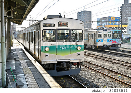 鉄道　私鉄：秩父鉄道　熊谷駅ホーム 82838611