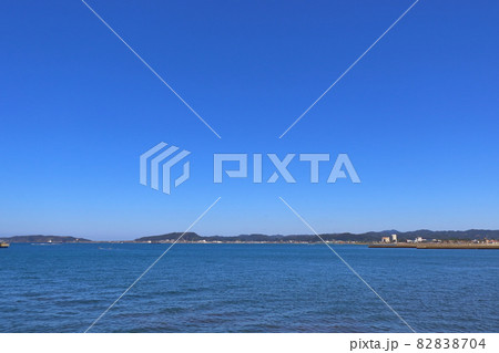 千葉県館山市　房総半島　館山湾　海岸沿いの風景 82838704