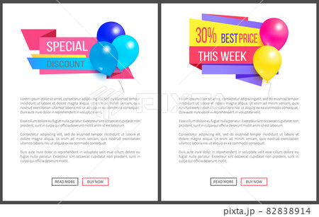 Special Discount Weekend Sale Best Balloons Label 82838914