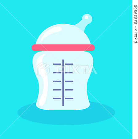 Feeding Bottle for Kids Poster Vector Illustration 82839860