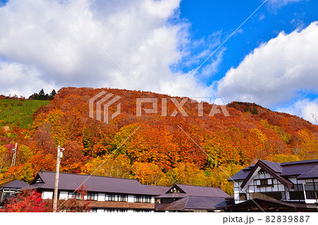 秋　酸ヶ湯温泉郷 82839887