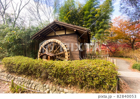 府中の森公園の水車 82840053