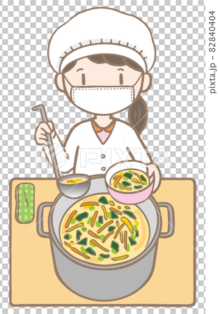 Child life_school_school lunch duty_girl (broth) Child life_school_school lunch duty_girl (broth) 82840404