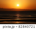 大分県豊後高田市・真玉海岸の夕日 82840721