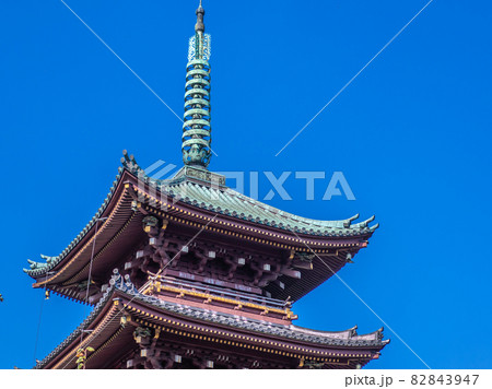 上野東照宮から見える旧寛永寺の五重塔 上野東照宮から見える旧寛永寺の五重塔 82843947