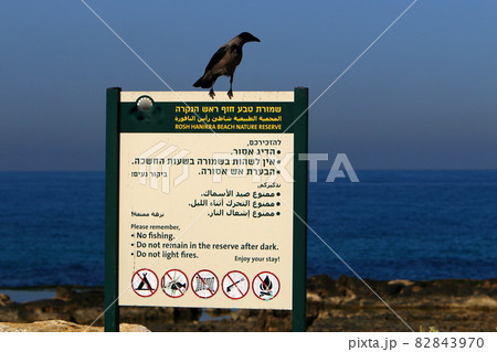 road signs and various signs on roads and parks in Israel road signs and various signs on roads and parks in Israel 82843970