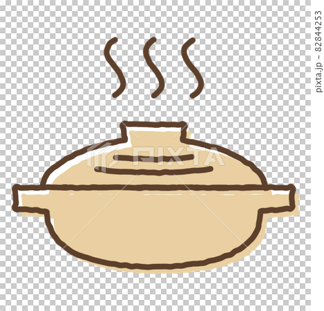 可愛的手繪氣候鍋圖標 82844253