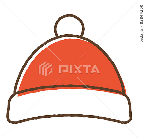 かわいい手描き風帽子のアイコン のイラスト素材