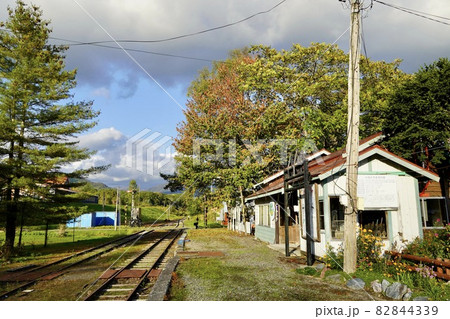 初秋の富内駅(富内銀河ステーション) 初秋の富内駅(富内銀河ステーション) 82844339