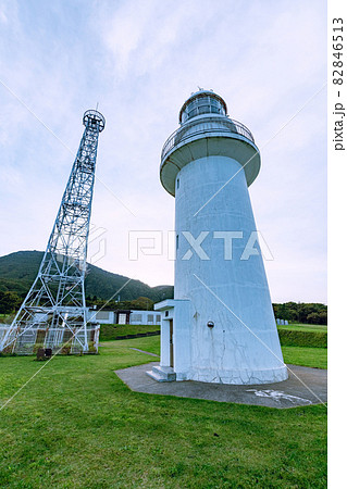 恵山岬_灯台_ライトハウス_青空_岬 恵山岬_灯台_ライトハウス_青空_岬 82846513