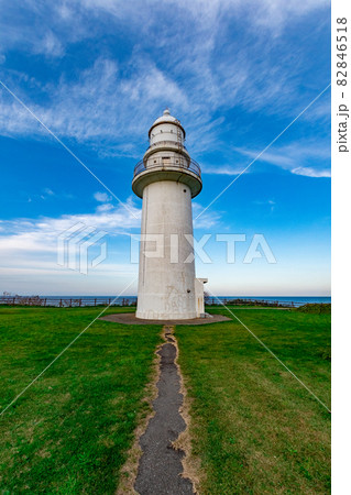 恵山岬_灯台_ライトハウス_青空_岬 恵山岬_灯台_ライトハウス_青空_岬 82846518