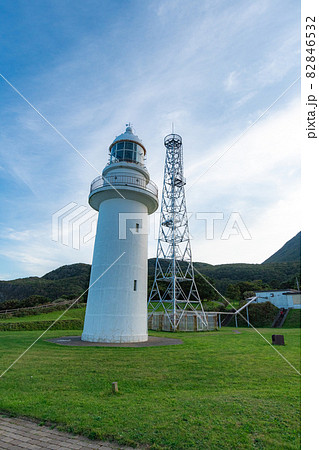 恵山岬_灯台_ライトハウス_青空_岬 恵山岬_灯台_ライトハウス_青空_岬 82846532
