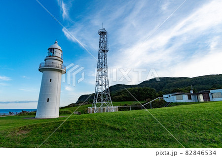 恵山岬_灯台_ライトハウス_青空_岬 恵山岬_灯台_ライトハウス_青空_岬 82846534