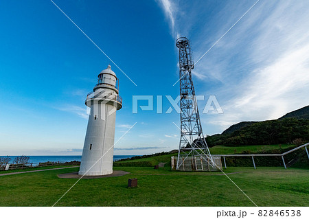 恵山岬＿灯台＿ライトハウス＿青空＿岬 82846538