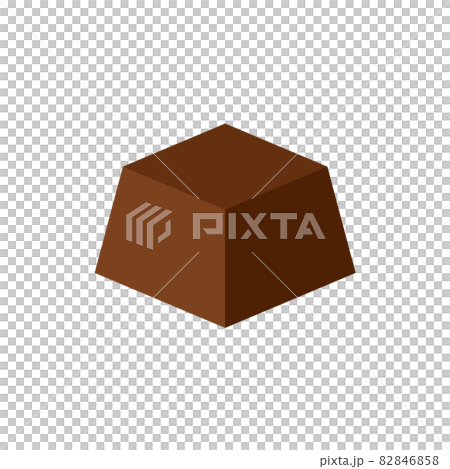 一粒のチョコレートのイラスト 82846858