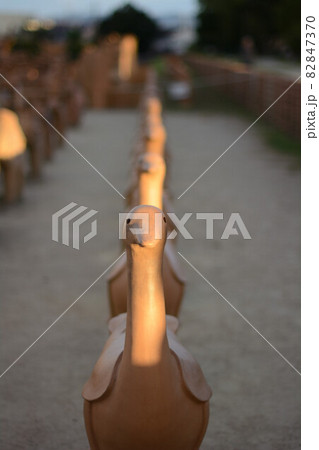 今城塚古墳公園　復元埴輪 82847370