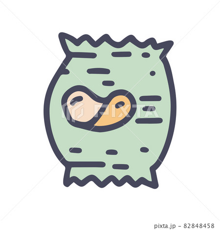 potato chips color vector doodle simple icon potato chips color vector doodle simple icon 82848458