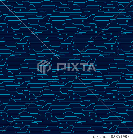 Seamless pattern of circuit board. Vector circuit board illustration background Seamless pattern of circuit board. Vector circuit board illustration background 82851908
