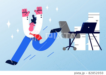 Business success, end of working day concept. 82852050