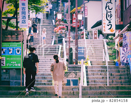 伊香保温泉の石段街 82854158