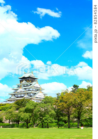 大阪市、大阪城とその周辺の風景 大阪市、大阪城とその周辺の風景 82854584