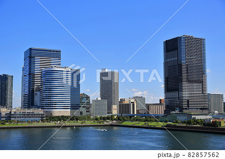 東京 江東区 晴海、豊洲の都市風景 マンション郡 東京 江東区 晴海、豊洲の都市風景 マンション郡 82857562