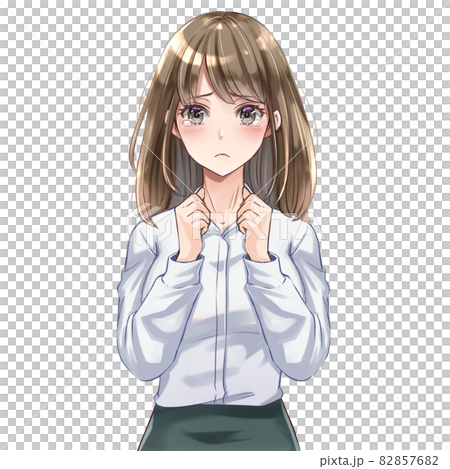 ぴえんポーズ女性表情差分（かなしみ）.png 82857682