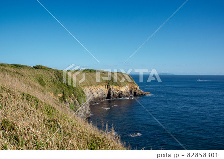 神奈川の城ケ島と青空 神奈川の城ケ島と青空 82858301