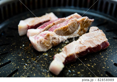 Grilled pork with salt, pork, Korean traditional food, Grilled pork with salt, pork, Korean traditional food, 82858989