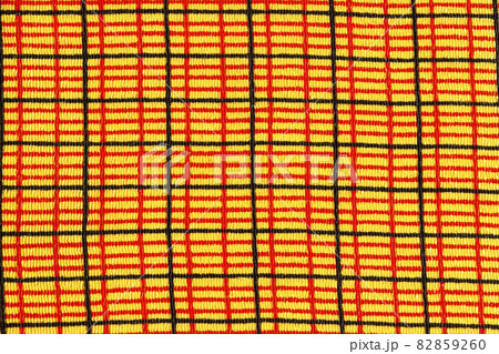 和柄の布地（黄八丈風） 82859260