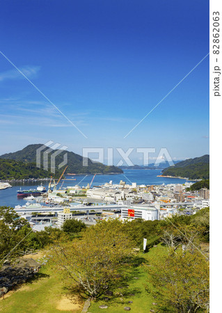 宇和島城天守から見た宇和島の街並み 宇和島城天守から見た宇和島の街並み 82862063