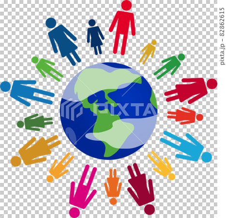 Image illustration of the earth and population Image illustration of the earth and population 82862615