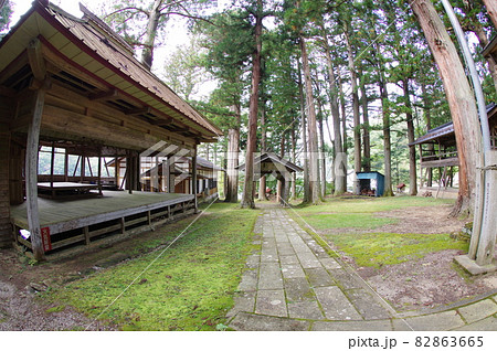 信州 筑北村の神社 刈谷沢神明宮 境内光景 白鳳時代の創建 信州 筑北村の神社 刈谷沢神明宮 境内光景 白鳳時代の創建 82863665