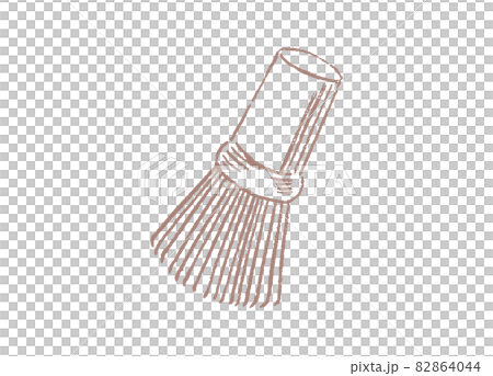 茶道具である茶筅の線画イラスト 茶道具である茶筅の線画イラスト 82864044
